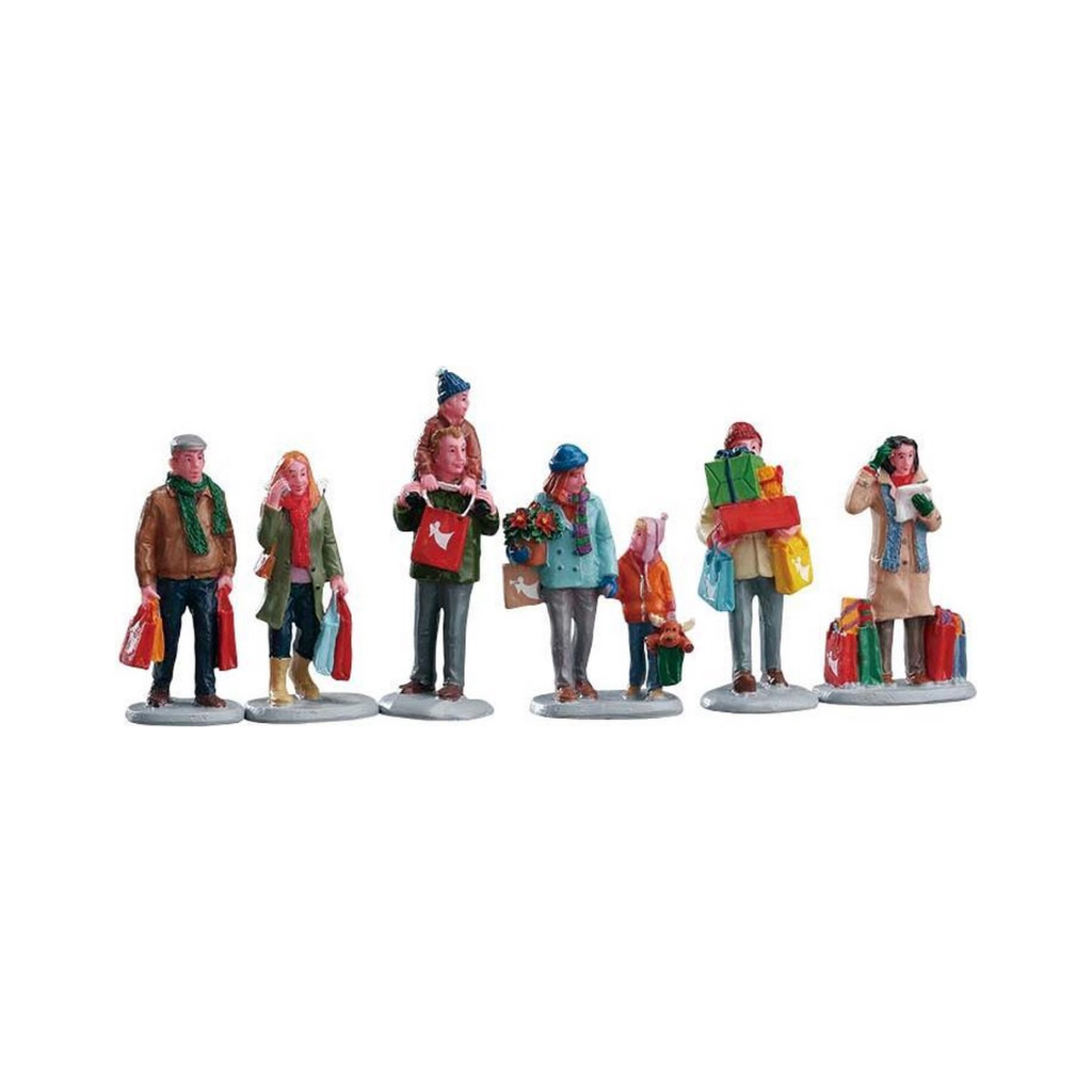 Lemax Holiday Shoppers set van 6