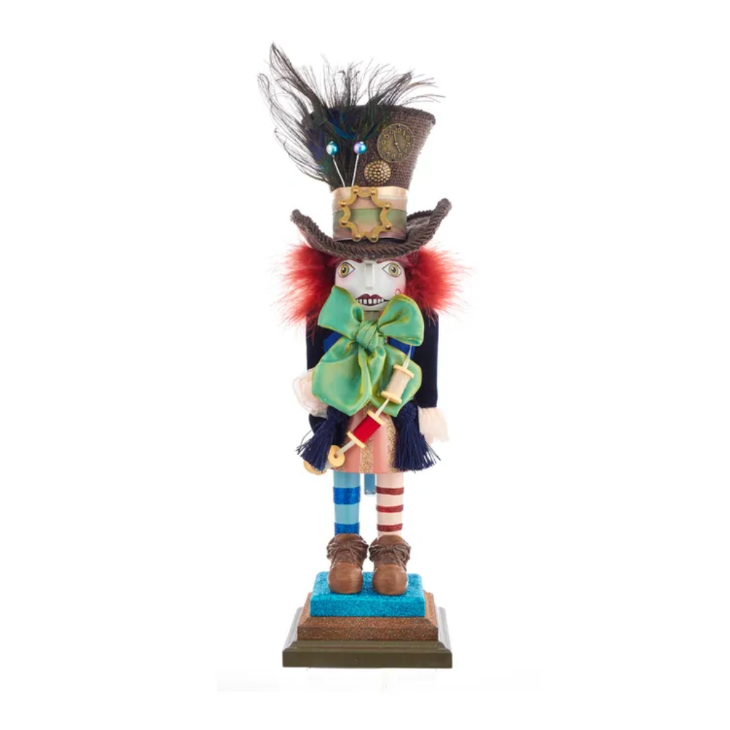 Kurt Adler Holly Wood Hatter Nutcracker