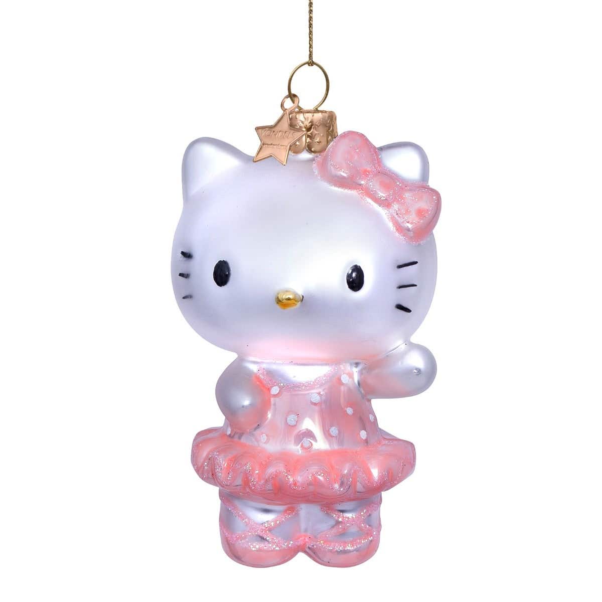 Vondels Kersthanger Hello Kitty ballerina 9 cm