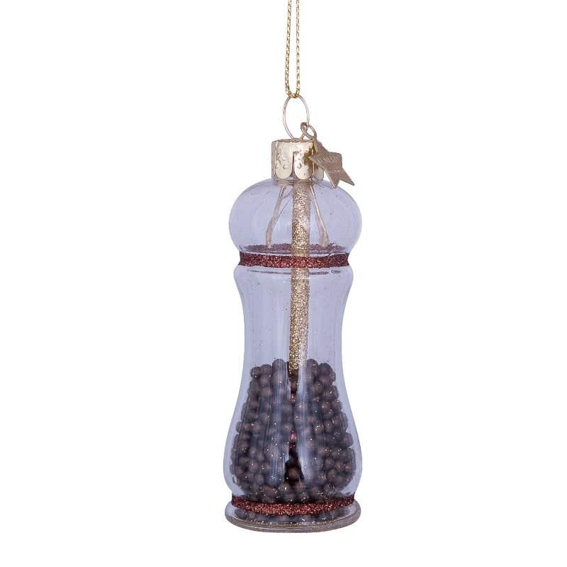 Vondels Kersthanger bruine peper 9 cm