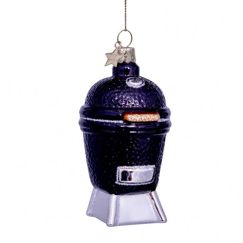 Vondels Kersthanger BBQ black egg 11 cm