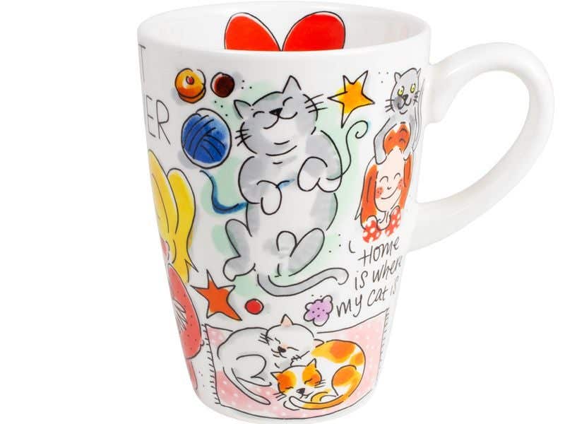 Blond Amsterdam Mok XL Dier Cat Lover 0.5 L