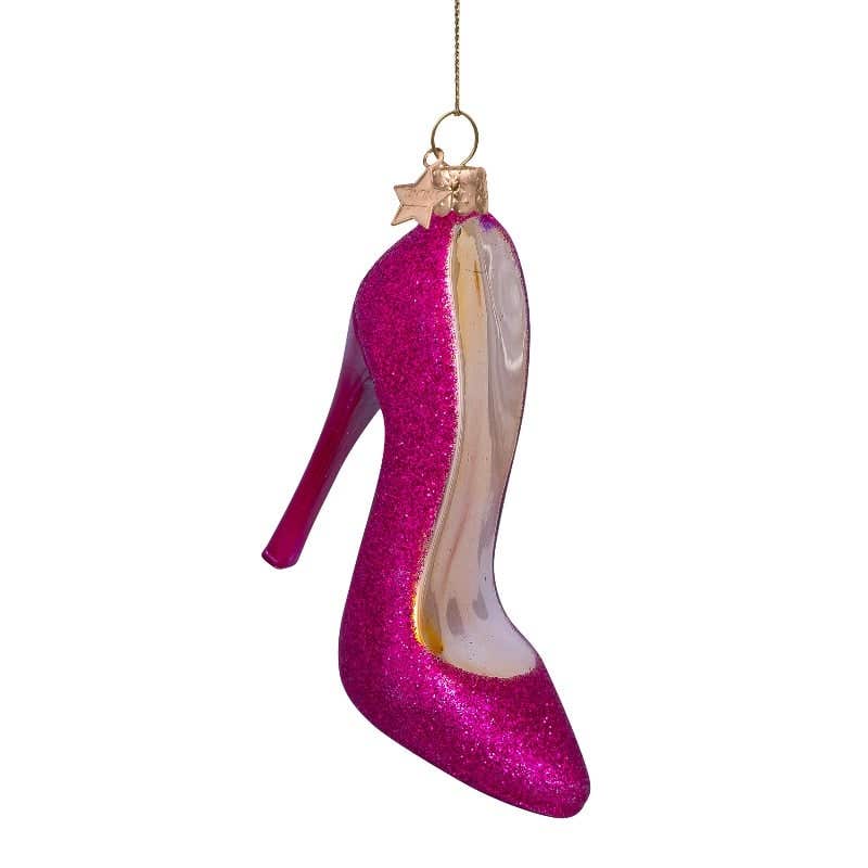 Vondels Kersthanger pump roze