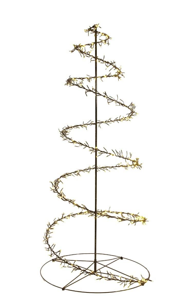 Anna's Collection boom swirl cluster zwart warm wit 160 x 75 cm