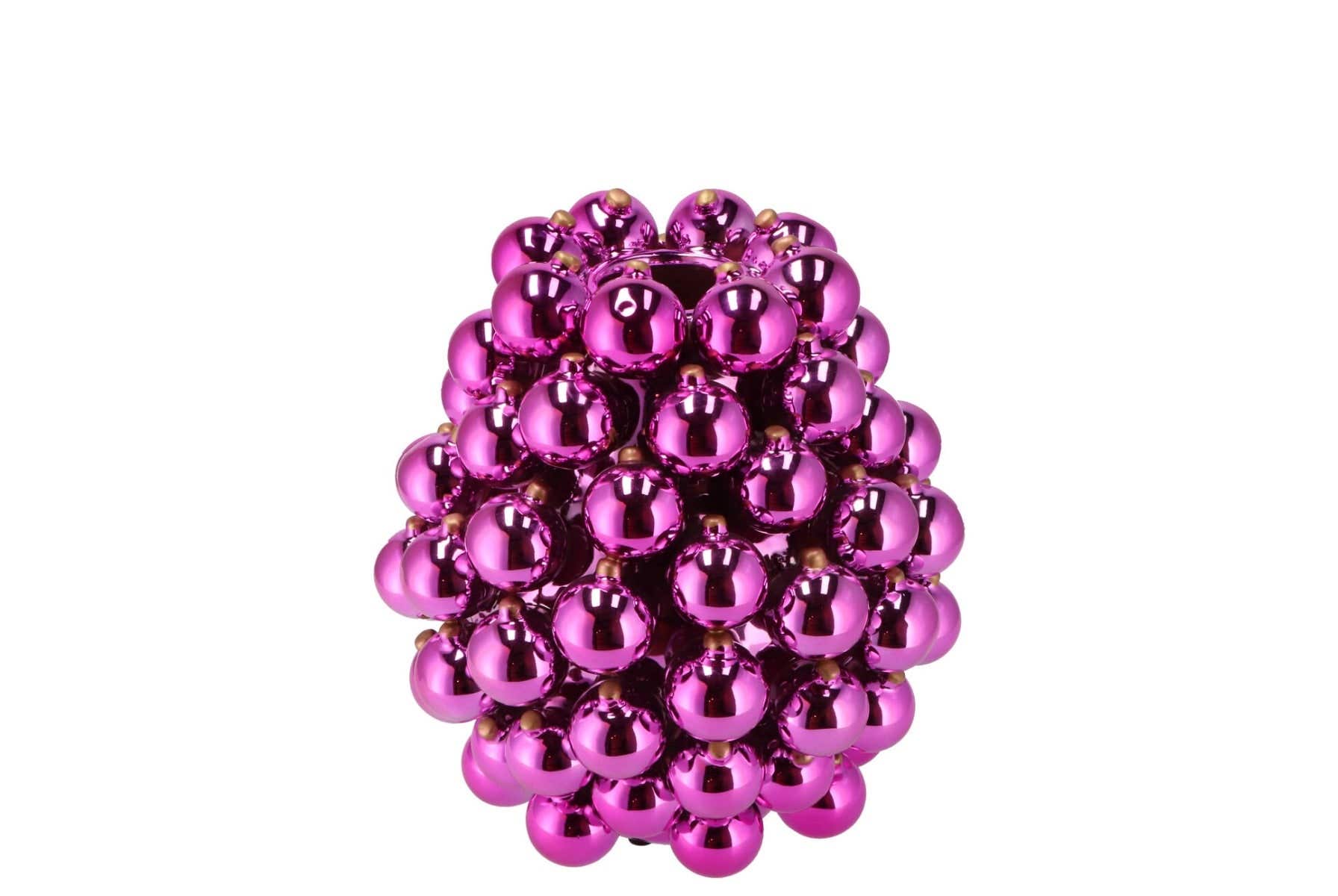 Vaas Kerstbal Fuchsia 15 x 16