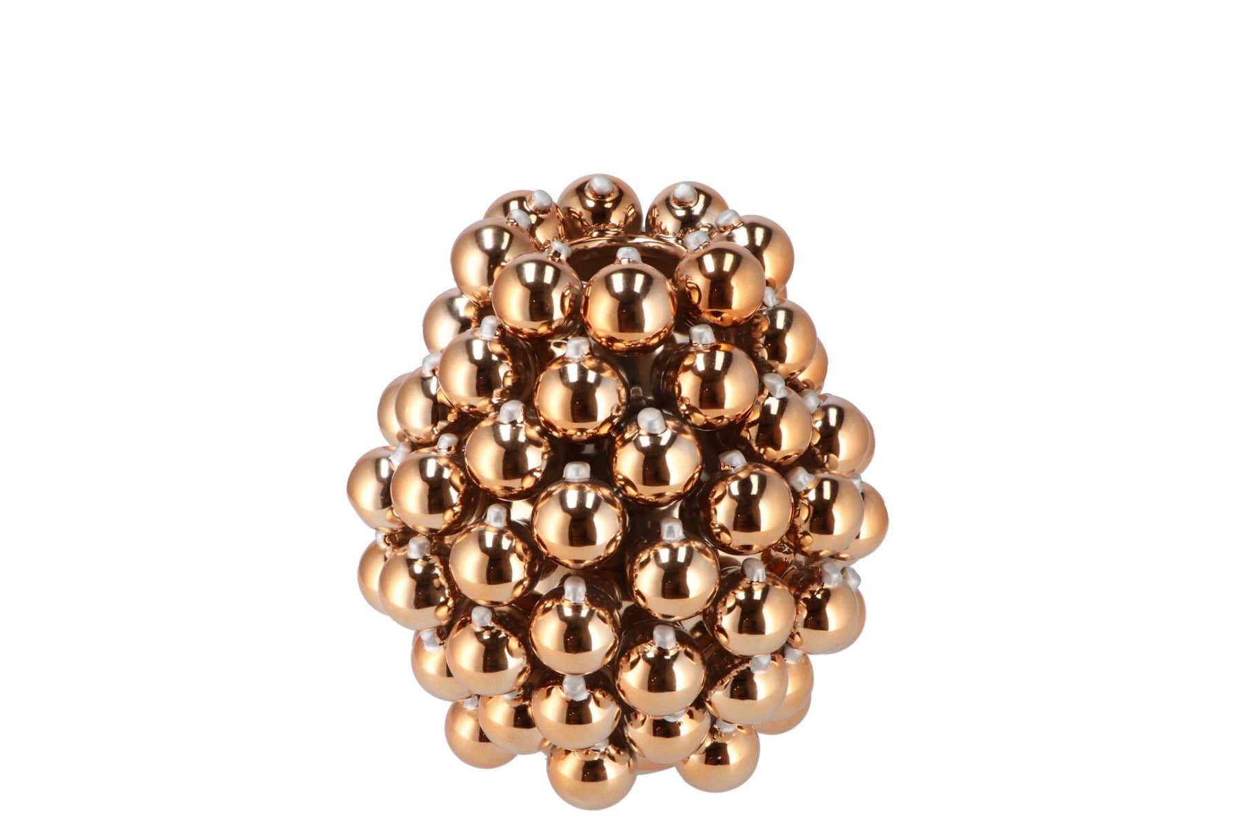 Vaas Kerstbal Goud 15 x 16