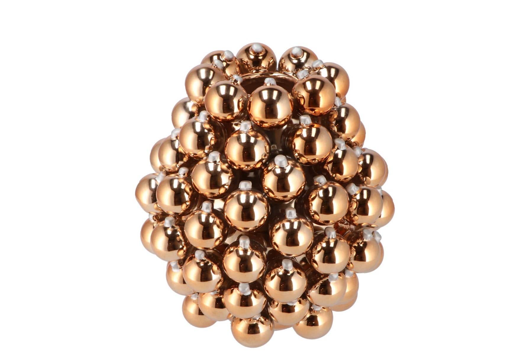 Vaas Kerstbal Goud 20 x 22