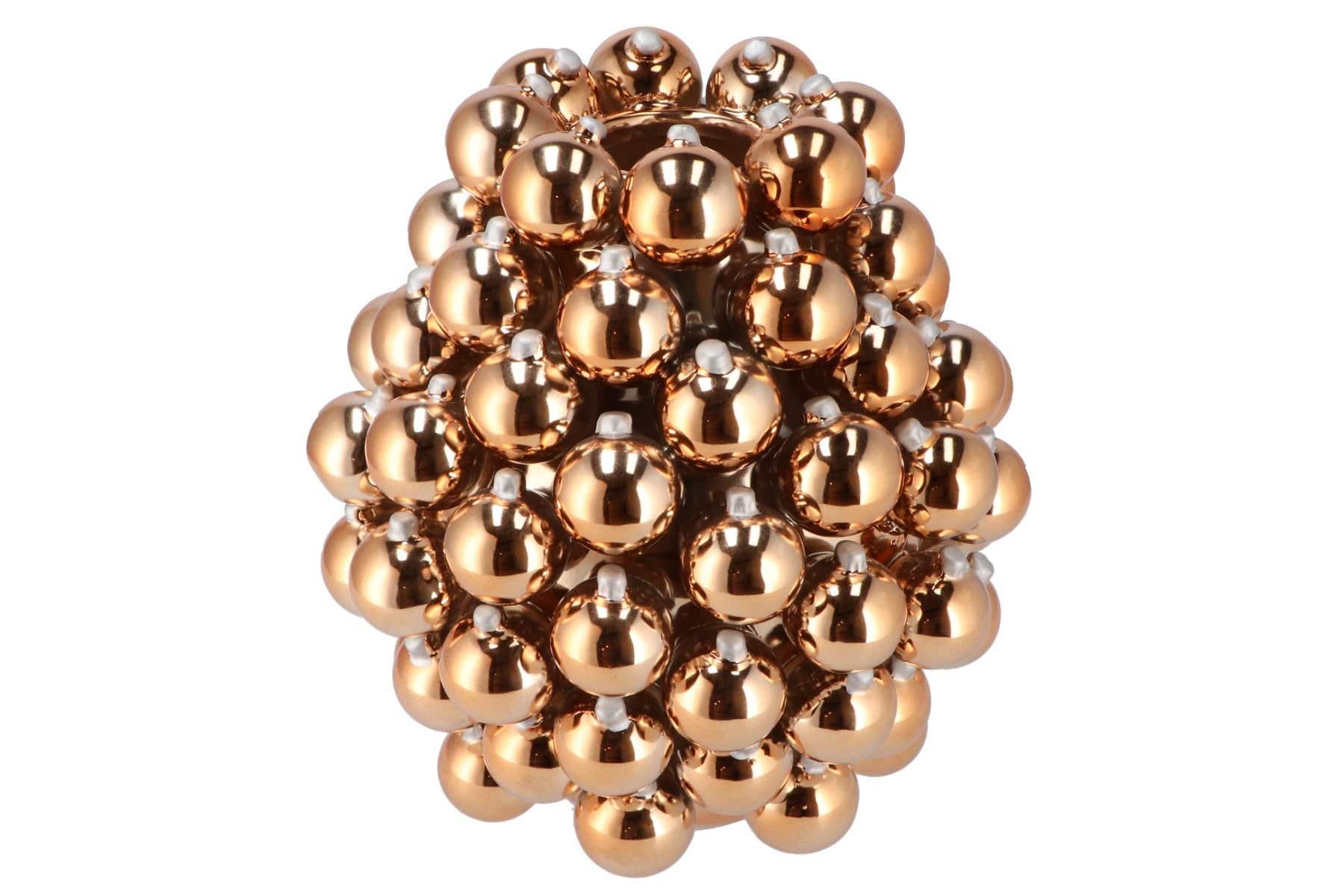 Vaas Kerstbal Goud 26 x 29