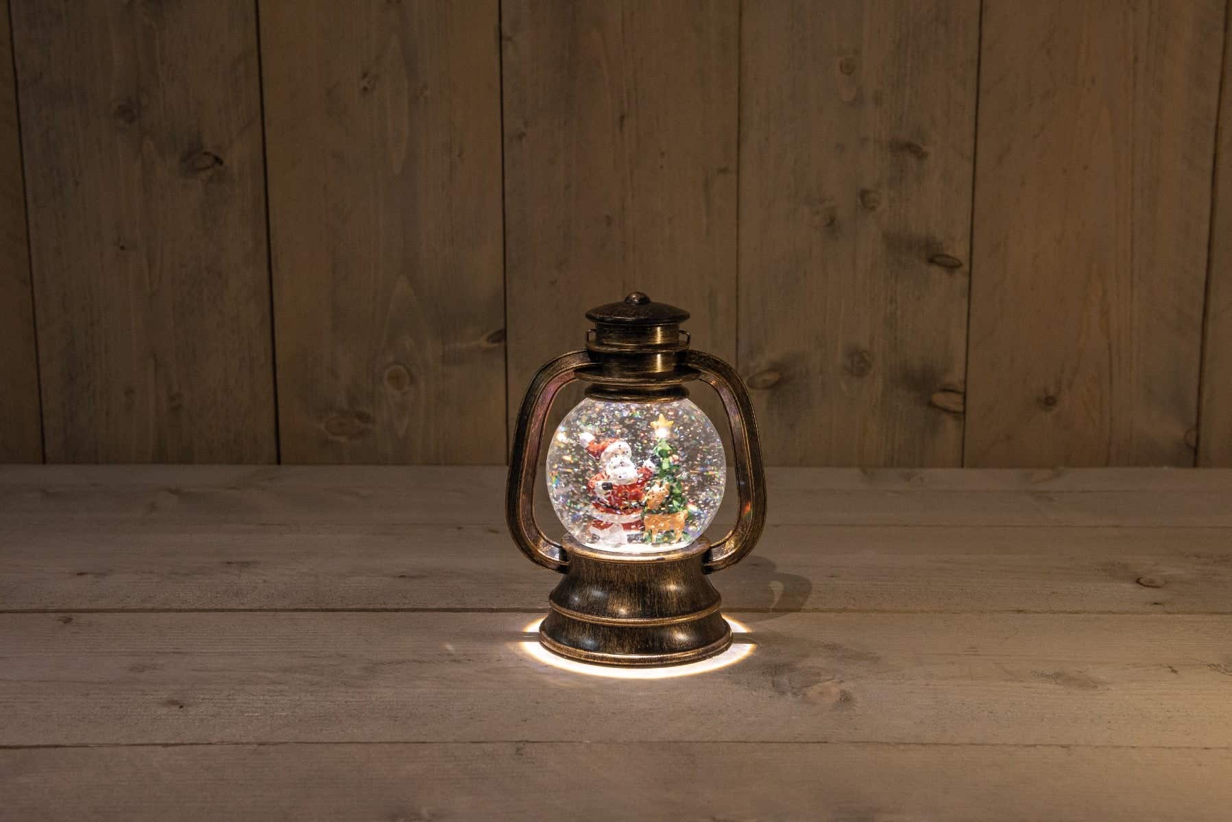 Anna's Collection tafellamp kerstman koper D 15 H 21 cm