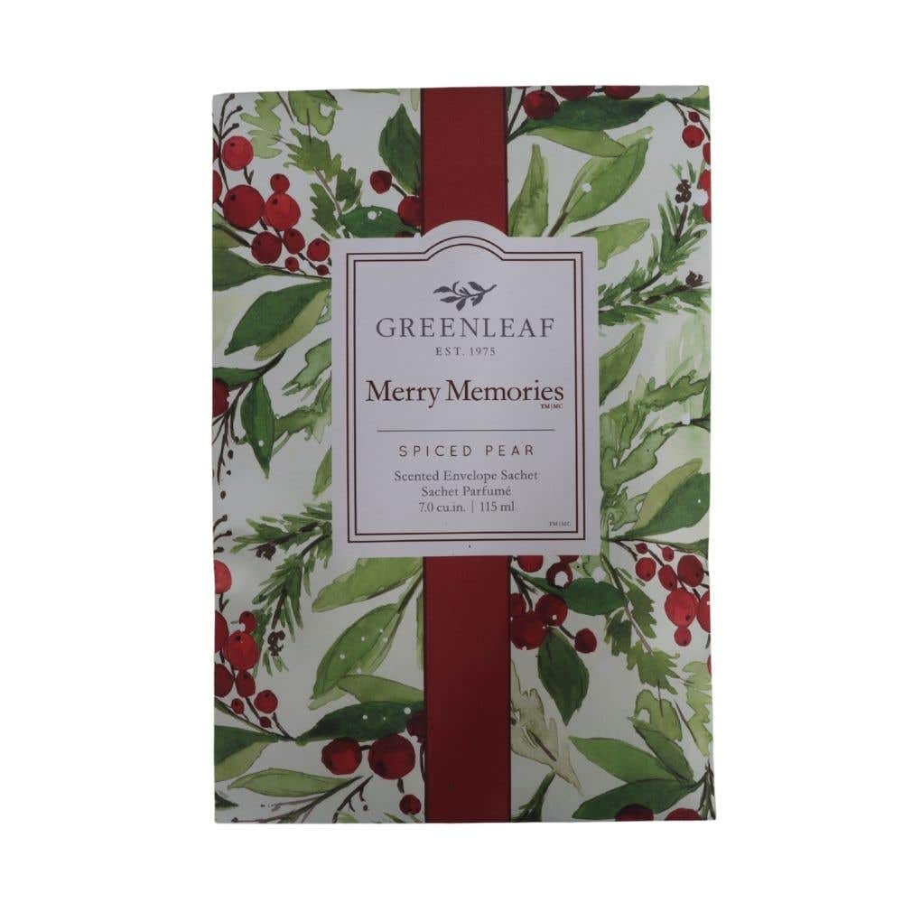 Home Society geurzakje Merry Memories Green 11.5 x 17 cm