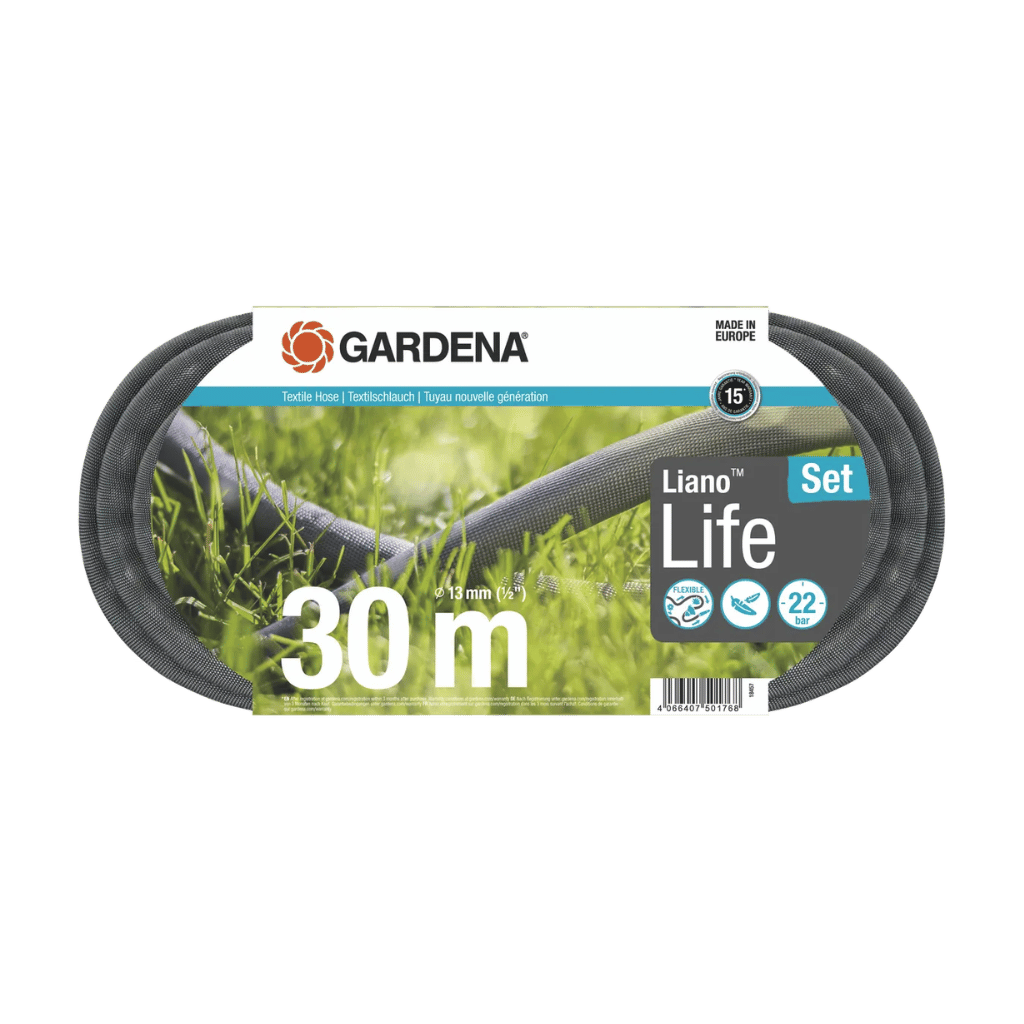 Gardena Textielslang Liano™ Life 30m, Set
