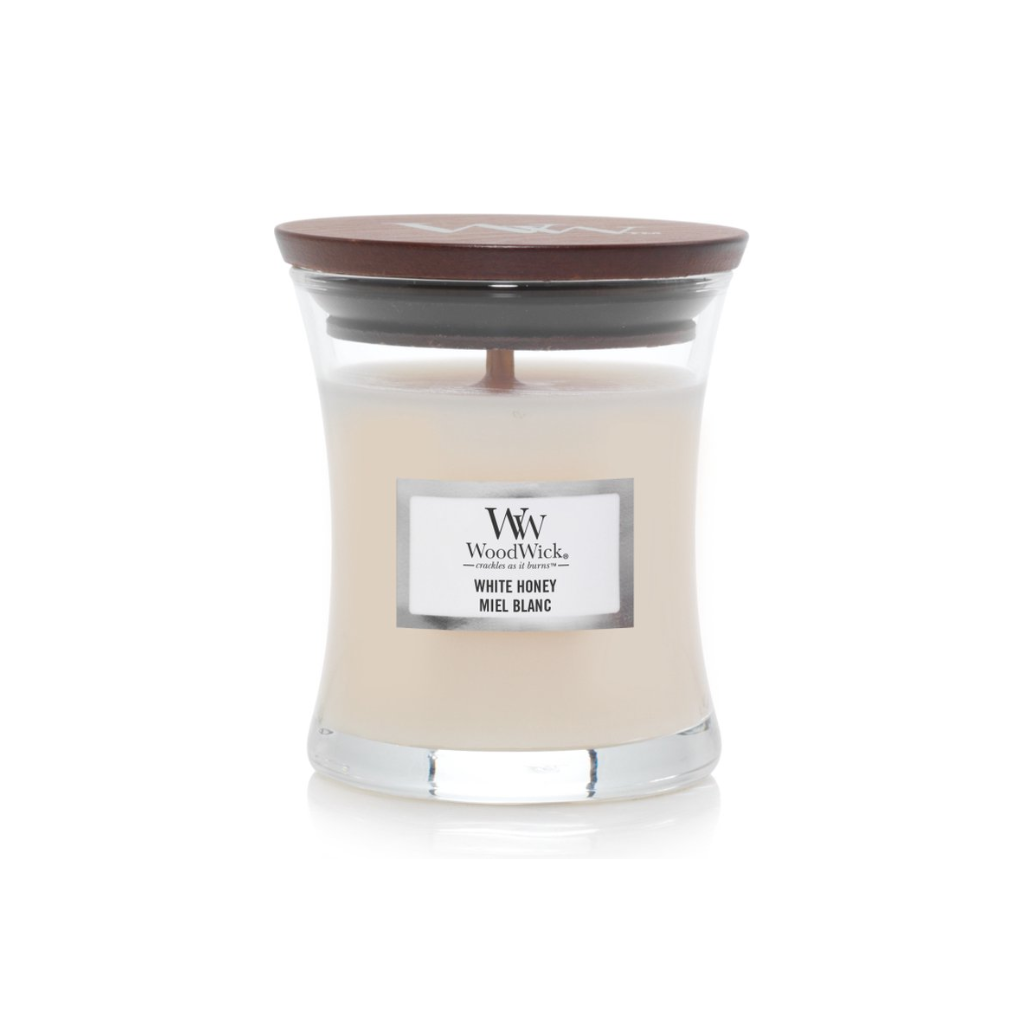 WoodWick White Honey Mini Candle