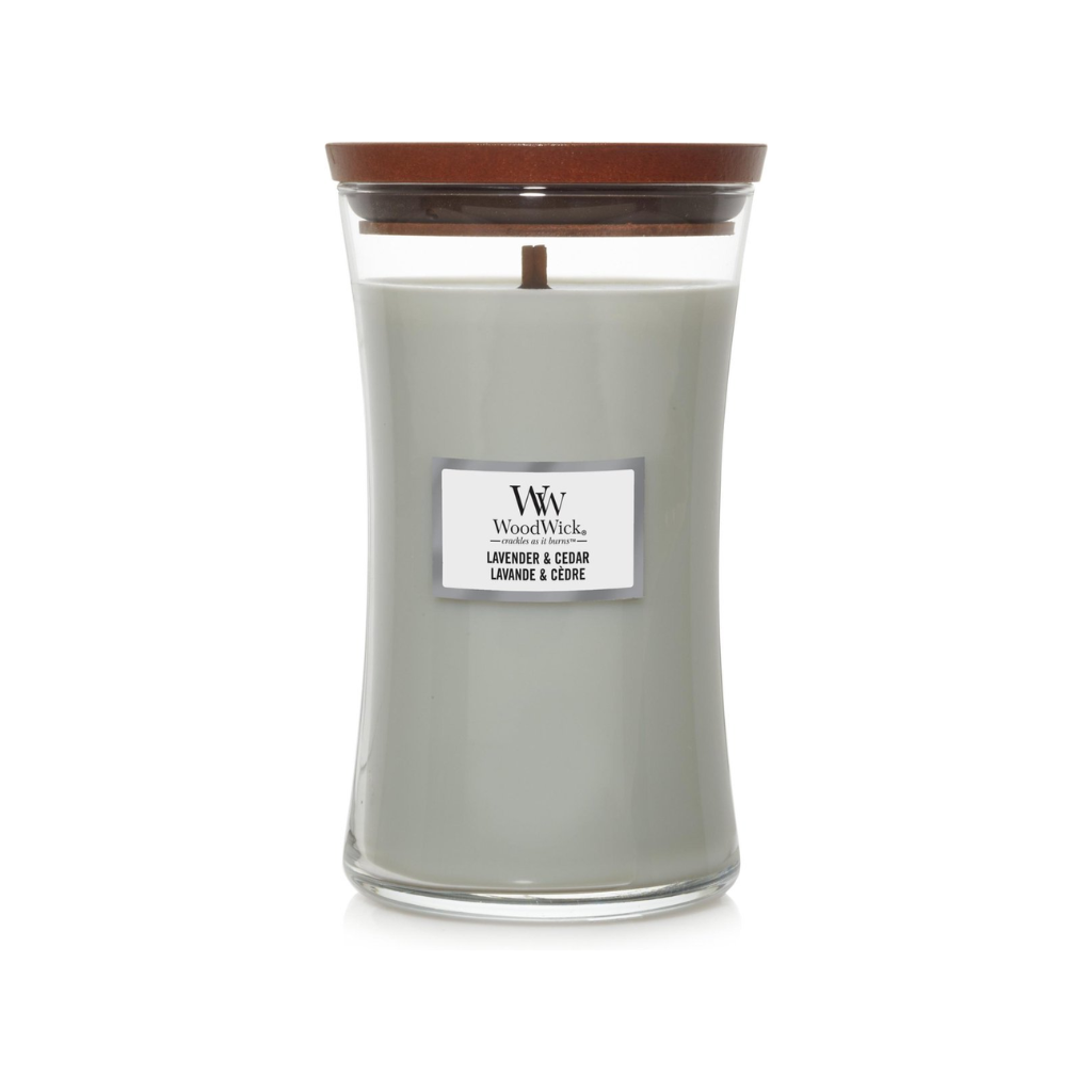 WoodWick Lavender & Cedar Large Candle