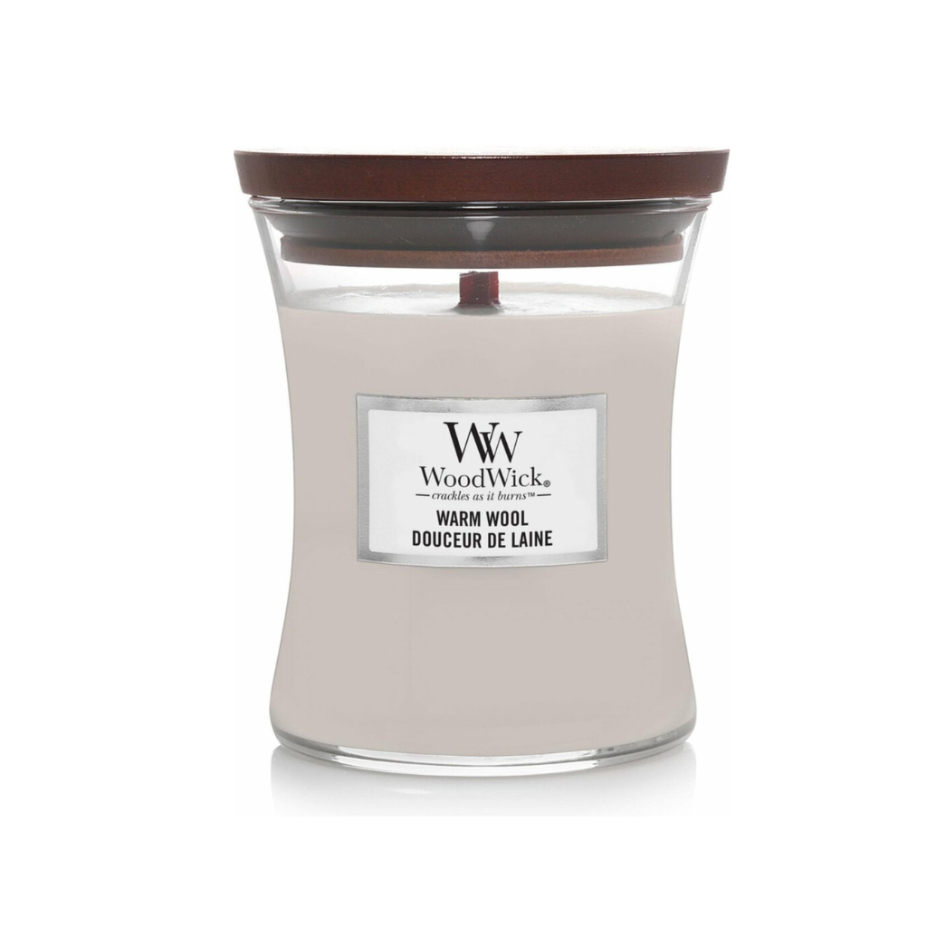 WoodWick Warm Wool Medium Candle