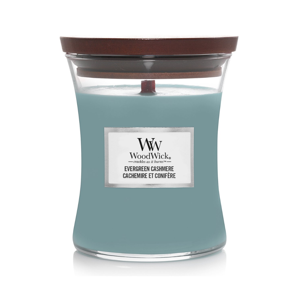 Woodwick Geurkaars Evergreen Cashmere Medium