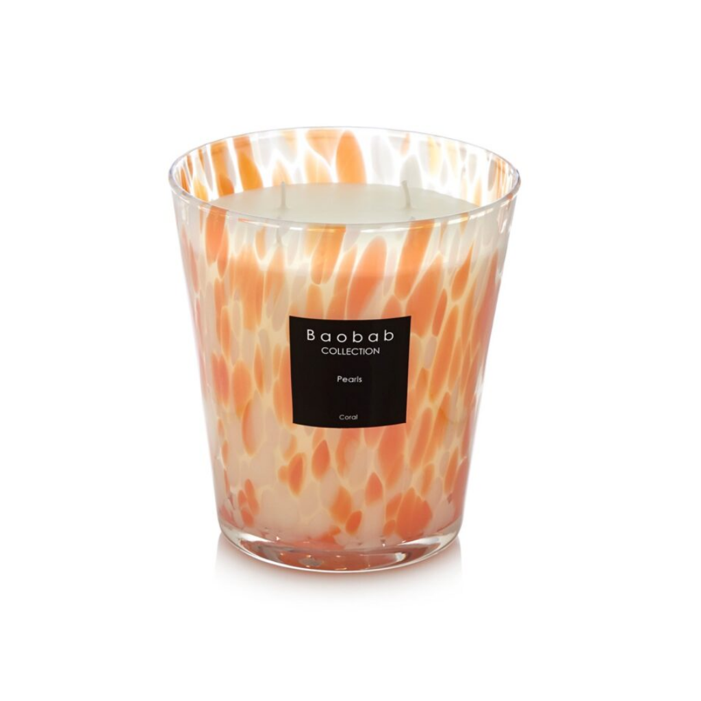 Baobab Geurkaars Pearls Coral Max 16