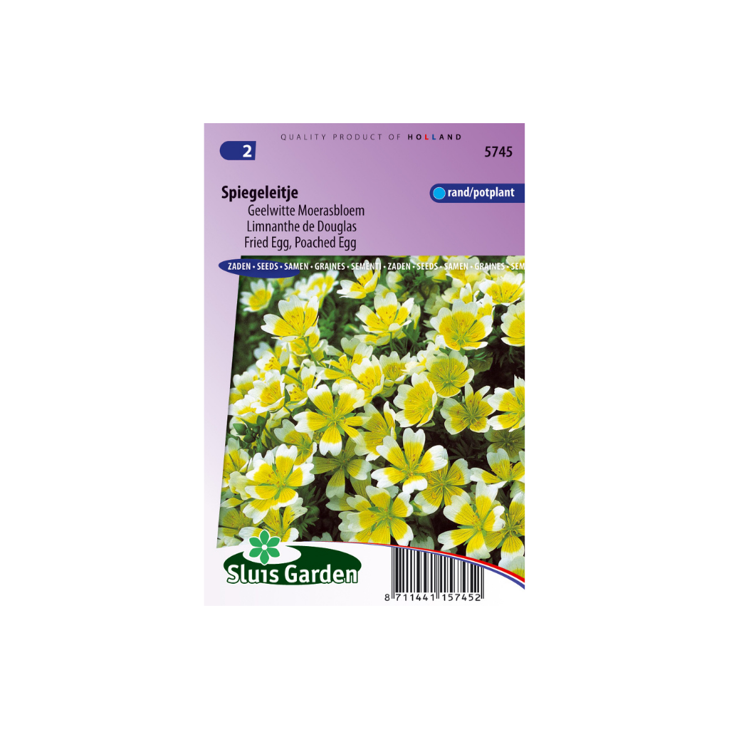 Limnanthes douglasii Yellow+White