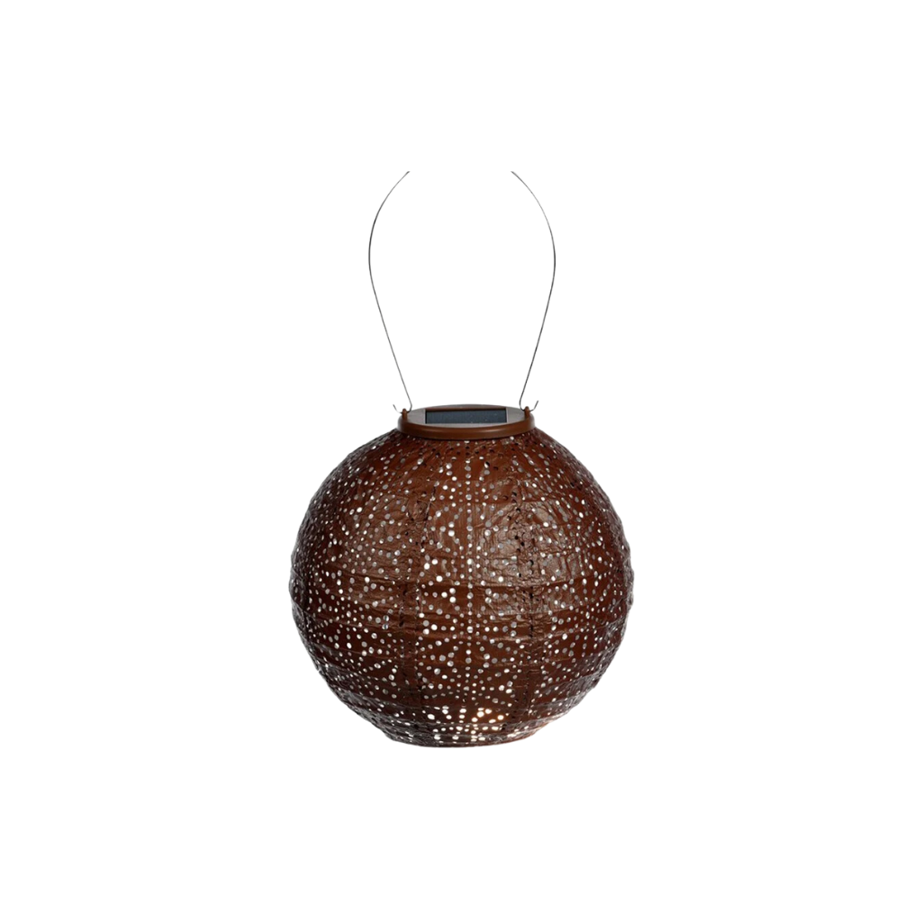 Lumiz Buitenlampion Round 20 Sashiko Koper