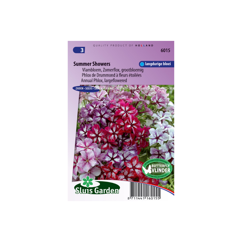 Phlox drummondii Summer Showers Mix