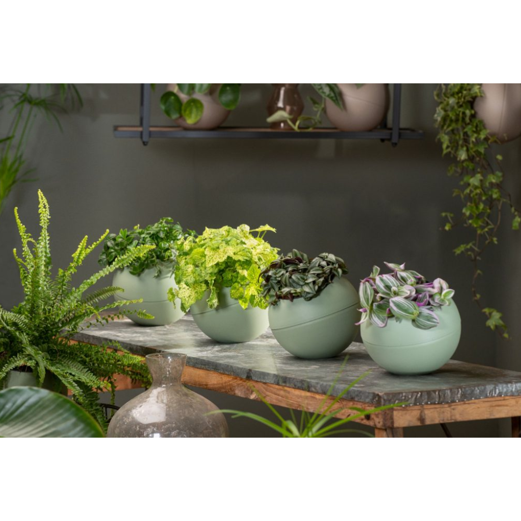 Globee Bloempot Antraciet 20 x 20  cm