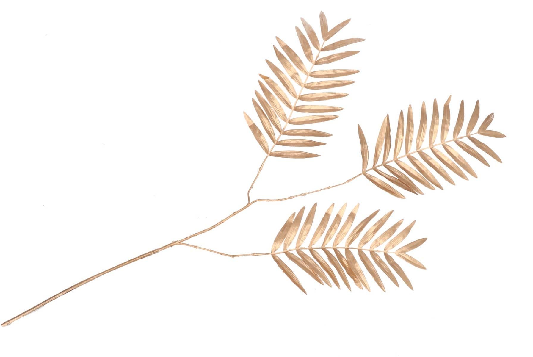 Kunstbloem zijde Palm Leaf Gold 87 cm