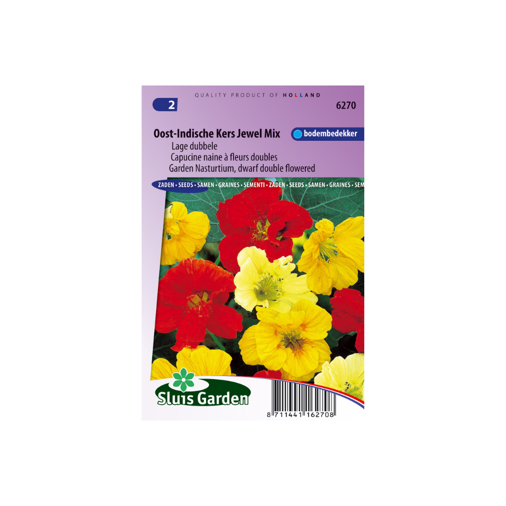 Tropaeolum majus n. Double Jewel Mix