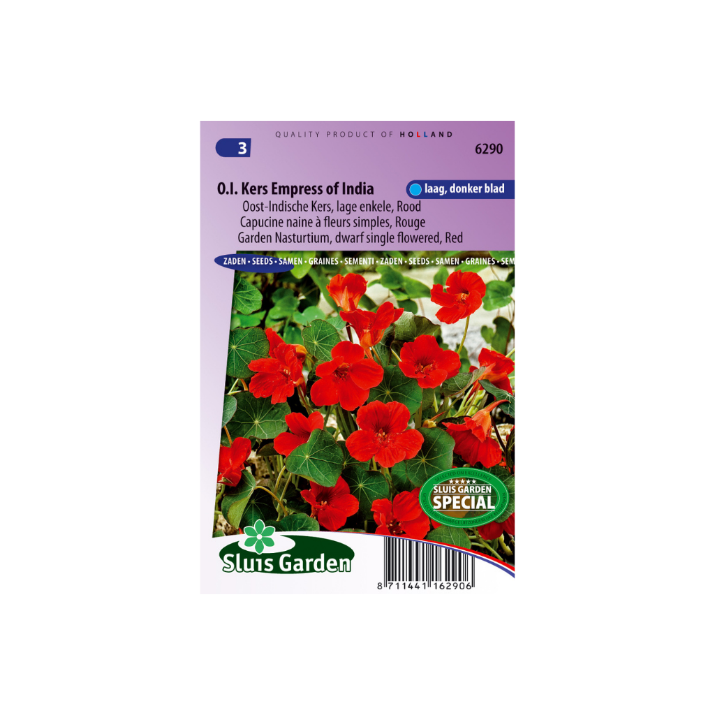 Tropaeolum mn sgl Empr. of India Rood