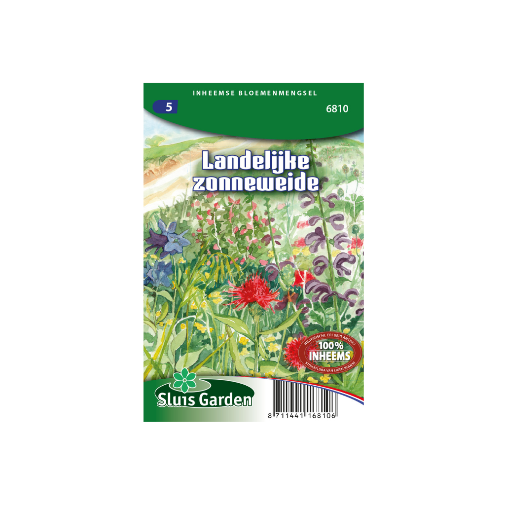 Rustieke of landelijke zonneweide