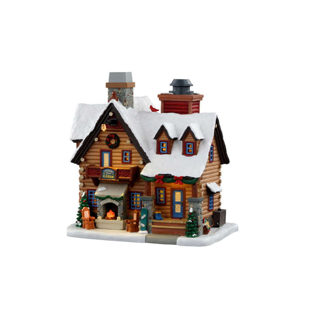 Lemax Thicket falls cabin