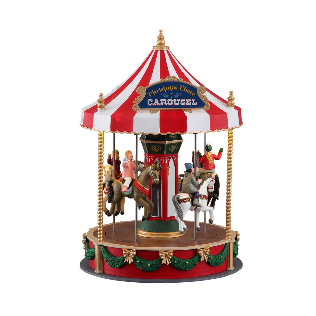 Lemax Christmas cheer carousel