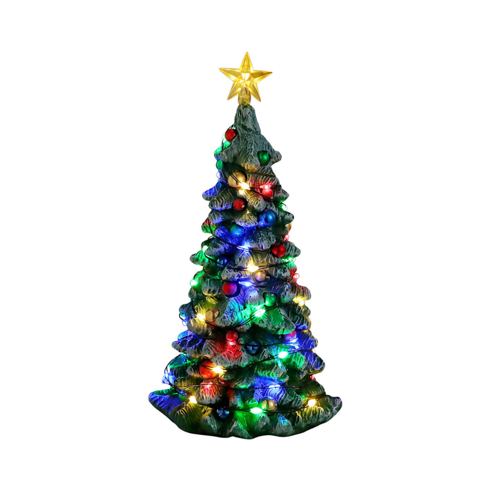 Lemax Snowy Christmas Tree met verlichting