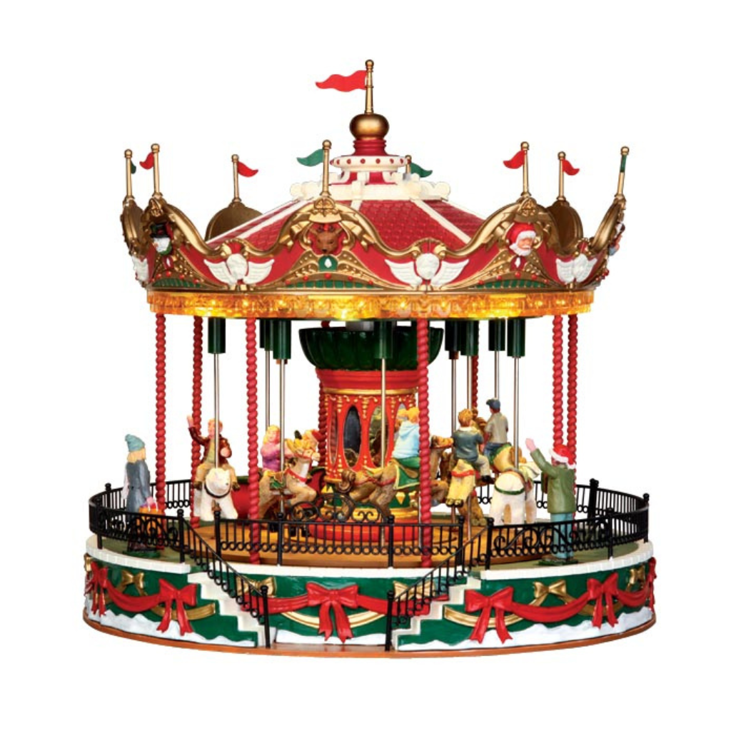Lemax Santa carousel