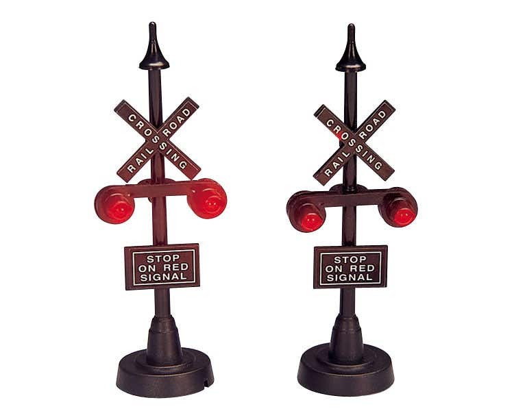 Lemax Railway stop light