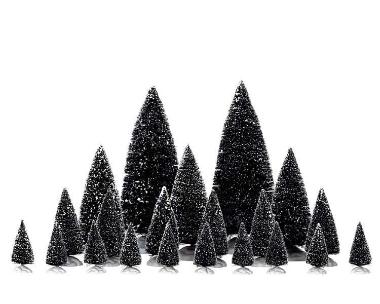 Lemax Assorted pine trees