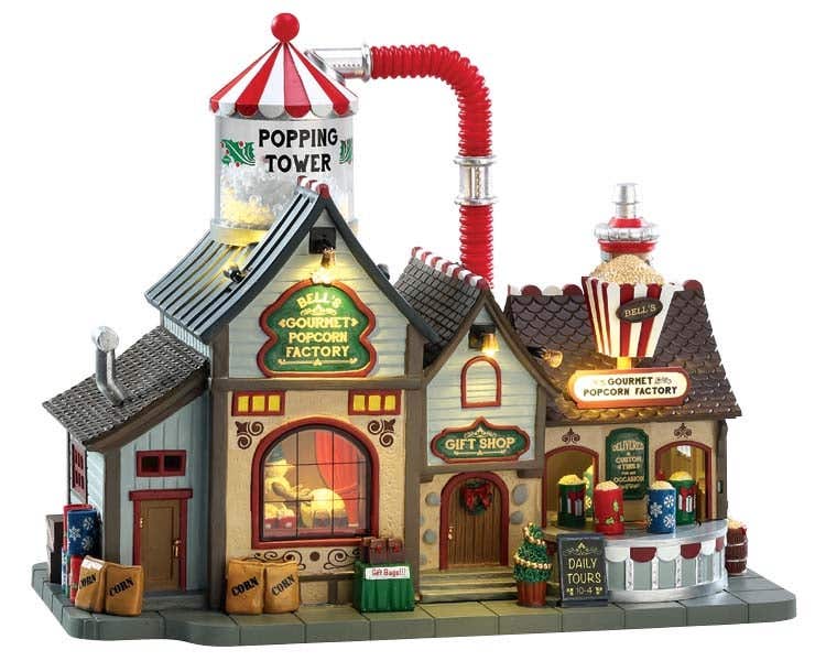 Lemax Bell’s gour popcorn factory