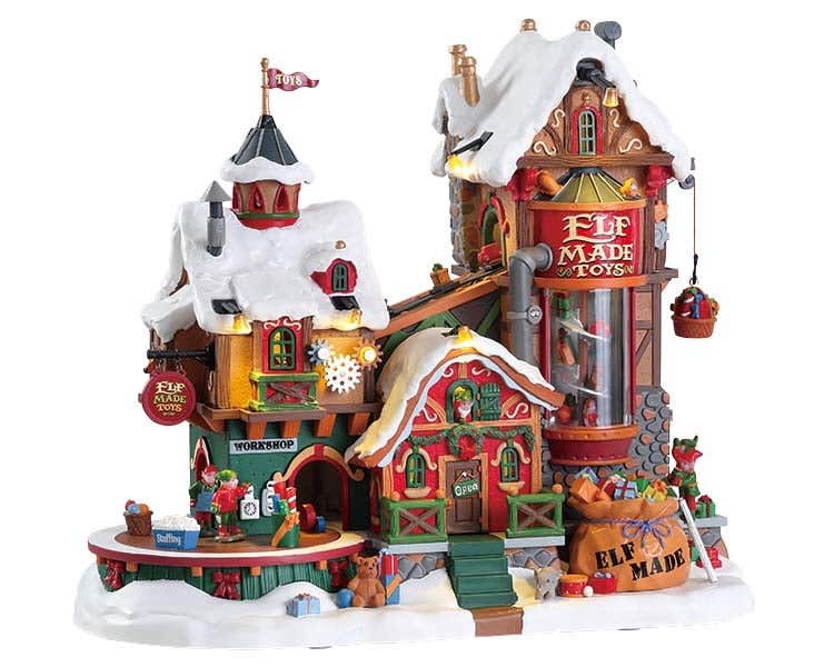 Lemax Elf Made Toy Factory