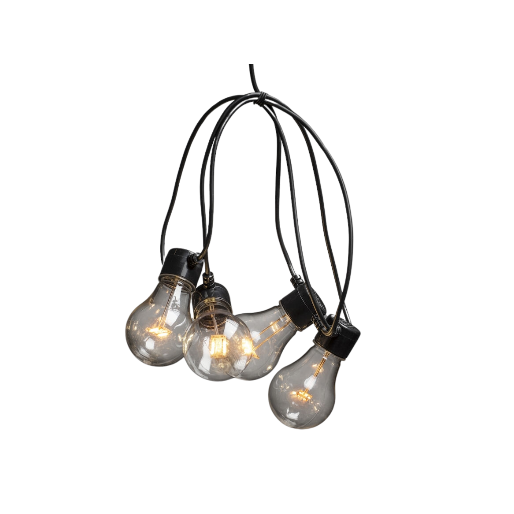 Konstsmide Partylight Lichtsnoer LED 20 lampen 9.5m +10m aanloopsnoer