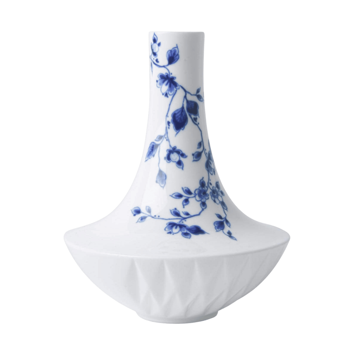 Heinen Delfts Blauw Vouw Vaas Nr. 1