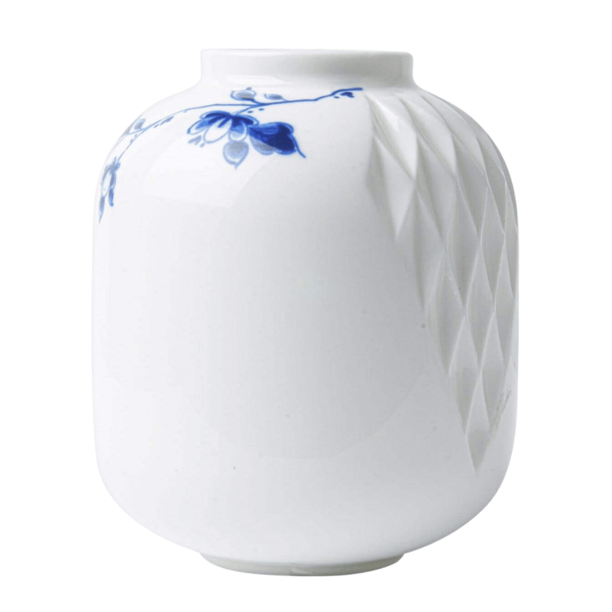 Heinen Delfts Blauw Vouw Vaas Nr. 3