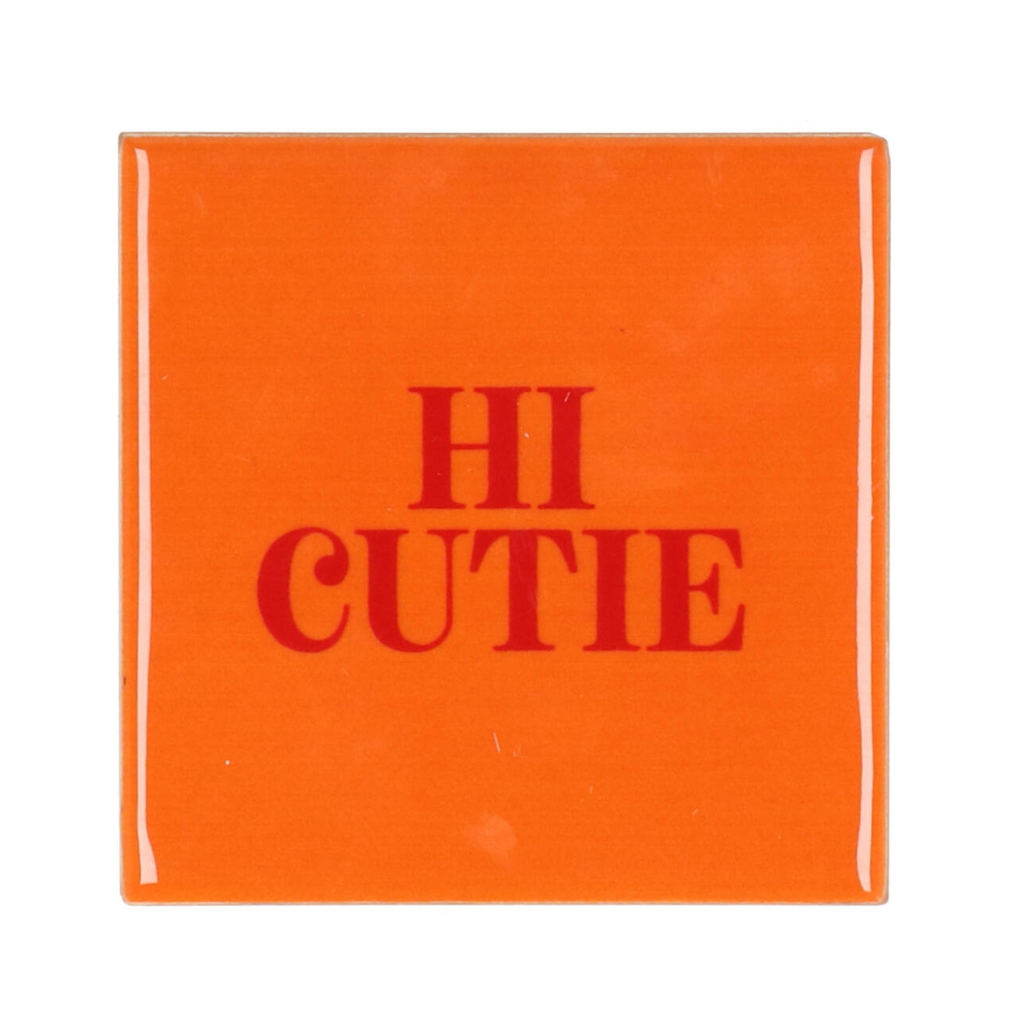 Tegel Hi Cutie Oranje 10 x 10 cm