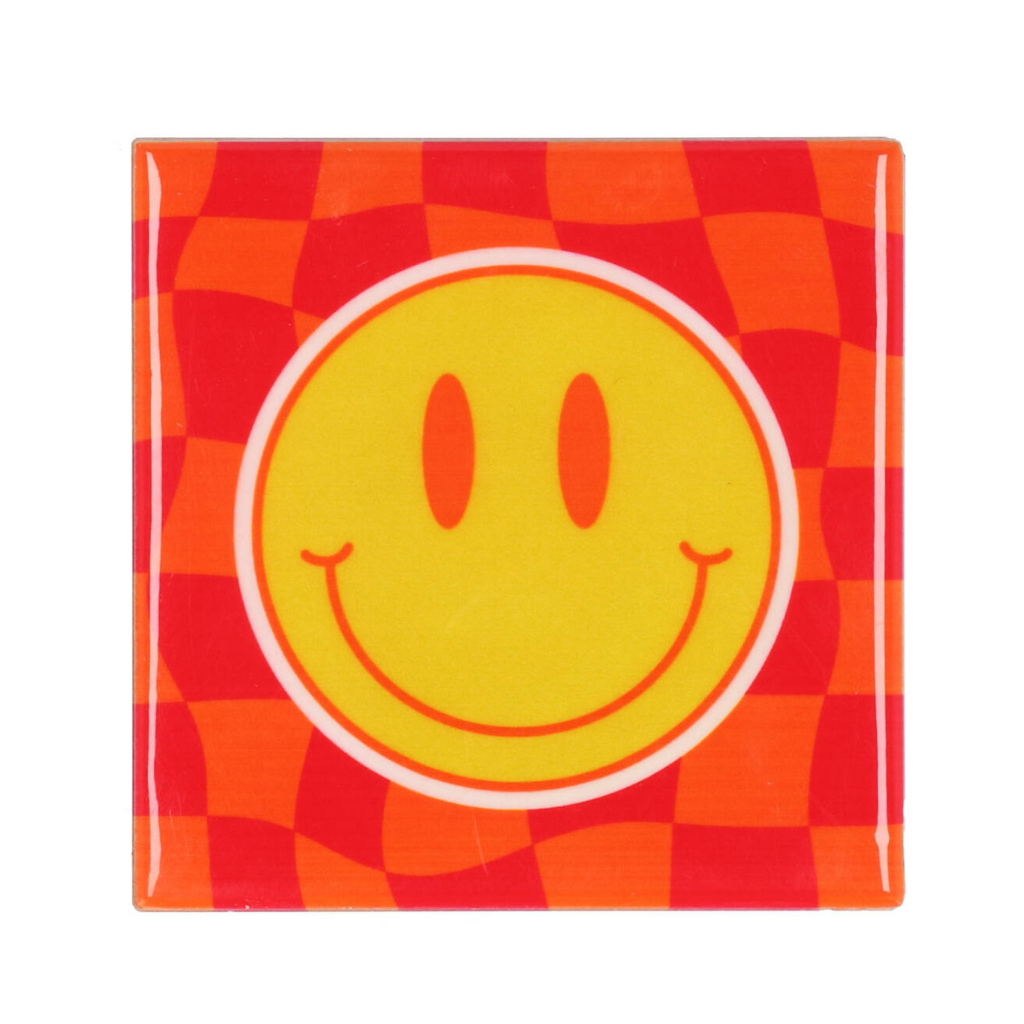 Tegel Smiley Oranje, Roze 10 x 10 cm