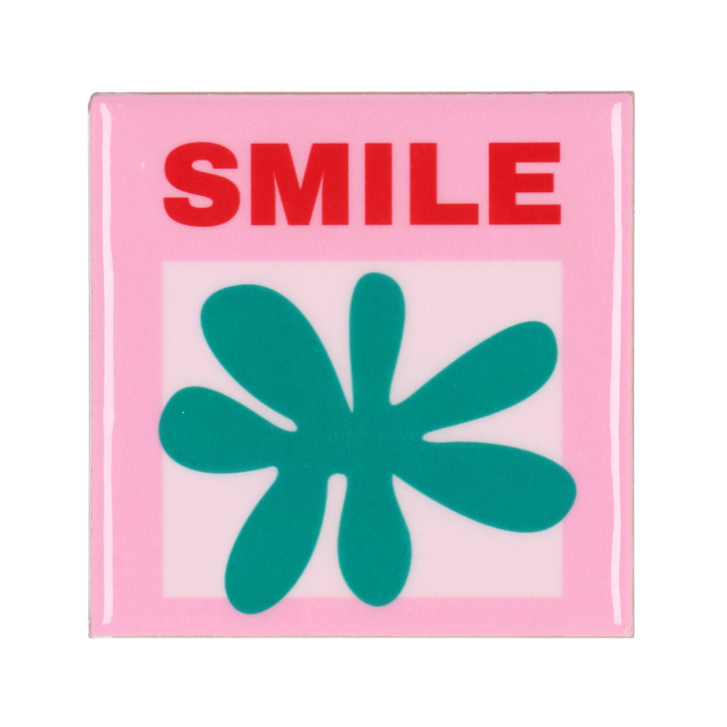Tegel Smile Roze 10 x 10 cm