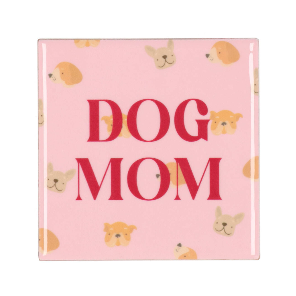 Tegel Dog Mom Roze 10 x 10 cm