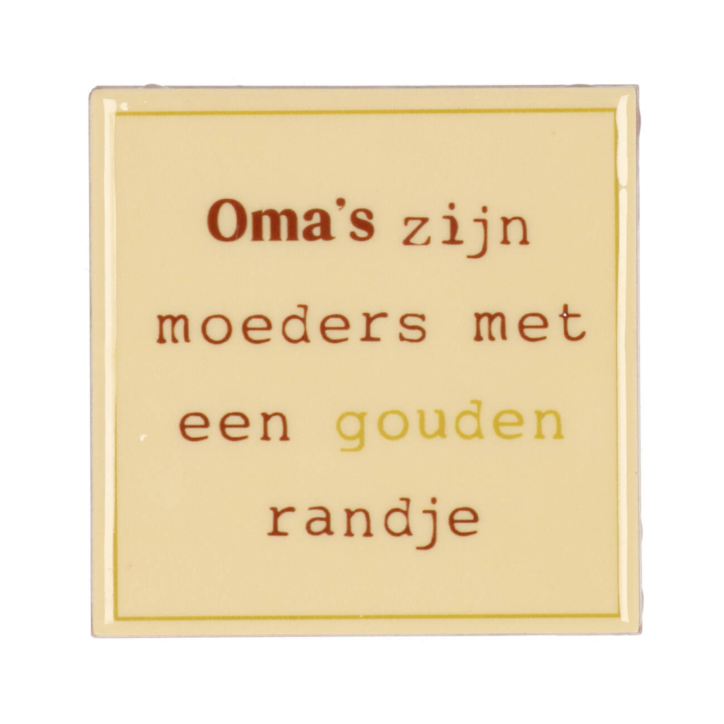 Tegel Oma's Beige 10 x 10 cm