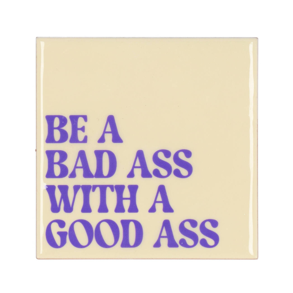 Tegel Bad Ass Good Ass Beige 10 x 10 cm