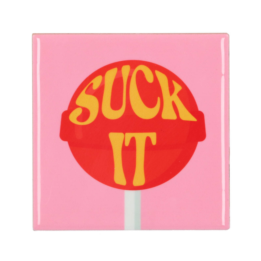 Tegel Suck It Roze 10 x 10 cm