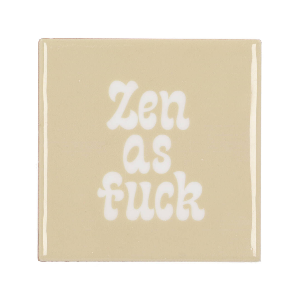 Tegel Zen As Fuck Beige 10 x 10 cm