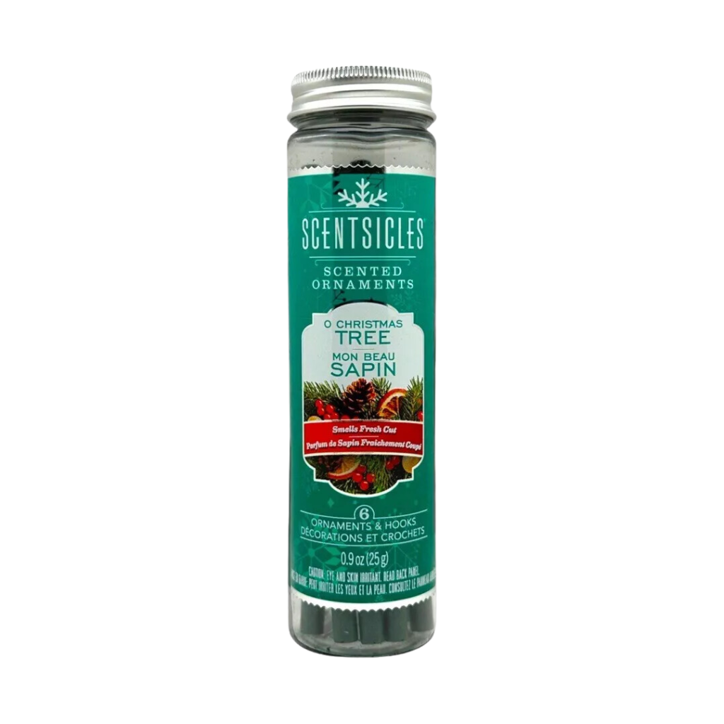 Scentsicles Geurstokjes met haakjes O Christmas Tree 6 stuks