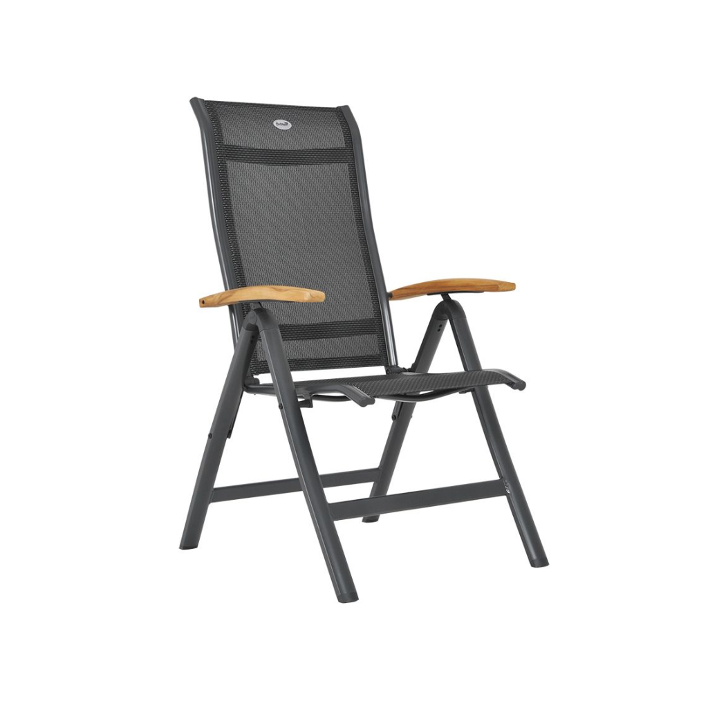 Hartman Verstelbare Tuinstoel Elisa Teak Grijs 54 x 61.5 x 110 cm