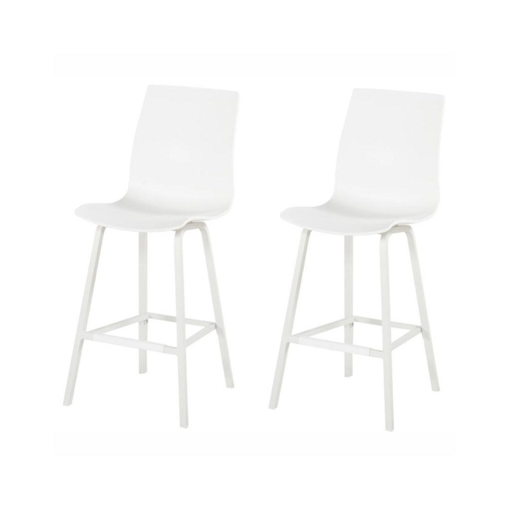 Hartman Barstoel Sophie Wit 2 stuks 119 x 45 x 40 cm